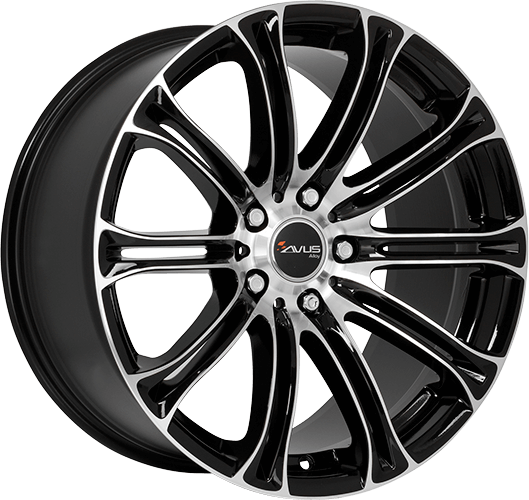 >Avus AC-MB1 Sort frontpoleret